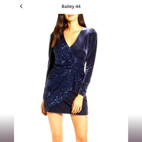 Bailey 44 Dresses & Skirts - Nwt Bailey 44 sequin selby dress formal night out long sleeve revolve